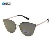 Top Quality Retro Fashion CE UV400 Polarized Metal Sunglasses Luxury Men